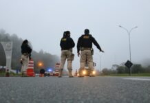 Acidentes em estradas federais durante o feriado mataram 109 pessoas