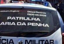Homem é preso pela Polícia Militar após agredir ex-companheira em Sinop