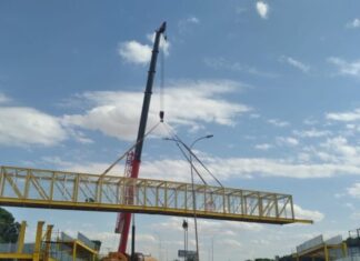 Implantação de passarela altera o tráfego da BR-163 em Sinop no domingo (17)