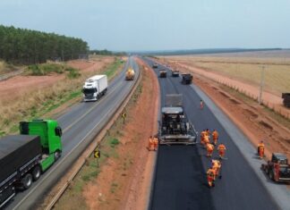 Tráfego em Lucas do Rio Verde é desviado para avanço da duplicação