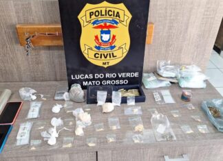 Preso traficante que atuava como motorista de aplicativo em Lucas do Rio Verde
