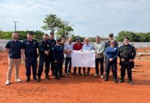 Dorner vistoria obra da nova sede da Guarda Civil