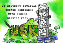Sorriso recebe II Encontro Estadual Urban Sketchers Mato Grosso 2025