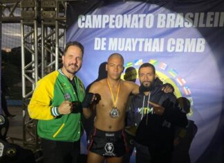 Professor do CRAS em Santa Carmem conquista pódio no Brasileiro de Muay Thai