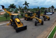 Vera reforça frota municipal com três novas máquinas