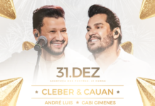 Organização estima cerca de 25 mil pessoas em show de Cleber e Cauan no Réveillon sinopense