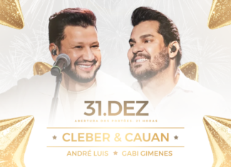 Organização estima cerca de 25 mil pessoas em show de Cleber e Cauan no Réveillon sinopense