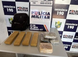 Polícia Militar apreende sete quilos de entorpecentes em Sorriso