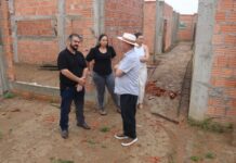 Obras da UBS Nico Baracat avançam e chegam a 30%; Dorner vistoria