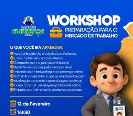 CDL Sinop promove workshop de preparação para o mercado de trabalho