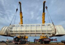 Parque Novo Mato Grosso recebe eixo da maior roda-gigante da América Latina