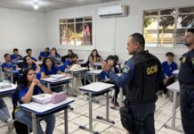Guarda Civil Municipal realiza palestras de conscientização em escola