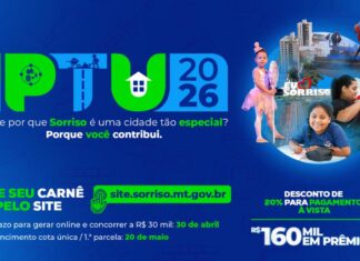 Prefeitura de Sorriso lança IPTU 2026