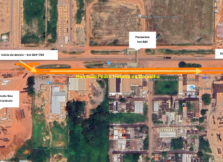 Recuperação da passarela de Sinop começa nesta quarta-feira (11)