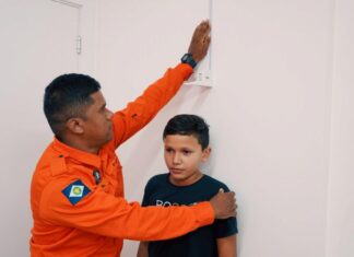 Alunos do Bombeiros do Futuro passam por avaliação clínica em Sorriso