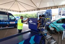 Ação gratuita leva saúde e segurança viária para caminhoneiros na BR-163