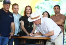 Dorner e lideranças locais garantem asfalto nas estradas Silvana e Adalgisa para fortalecer escoamento da produção rural