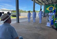 Prefeito e vice prestigiam troca de comando da Agência Fluvial de Sinop