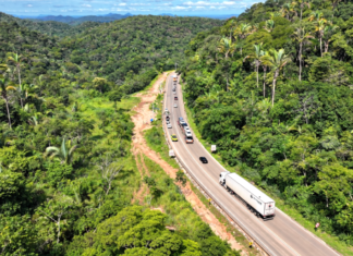 Tráfego na Serra de São Vicente segue em meia pista até a próxima terça-feira (24)