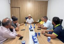 Prefeitura de Sinop recebe vereadores de Rondonópolis em agenda institucional