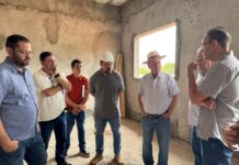 Obras da nova sede da GCM avançam em Sinop; prefeito e vice vistoriam