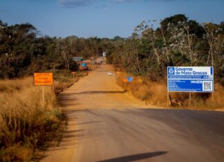 Ponte sobre rio Ribeirão Grande é interditada na MT-560