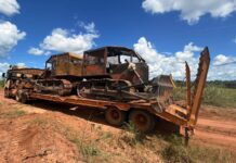 Sema apreende 3 tratores durante fiscalização em Santa Helena e Marcelândia