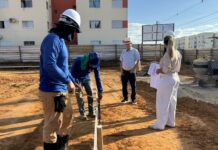 Começa construção de creche no Nico Baracat e Dorner vistoria trabalhos