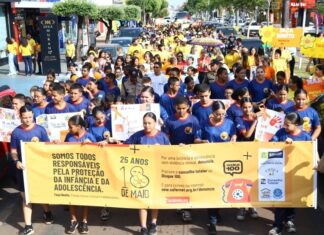 Sinop realiza caminhada alusiva ao Maio Laranja nesta sexta (29)
