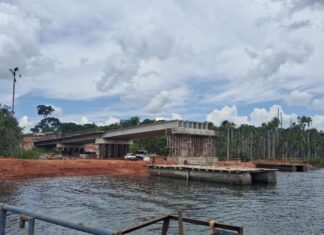 Governo de MT constrói nova ponte de 560 metros sobre Rio Teles Pires em Itaúba
