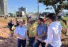 Prefeito e vice fazem vistoria em obras de pavimentação