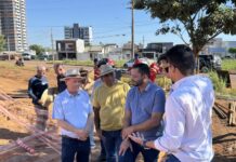 Prefeito e vice fazem vistoria em obras de pavimentação