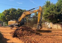Começam as obras de asfaltamento nas Chácaras Planalto em Sinop