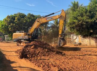 Começam as obras de asfaltamento nas Chácaras Planalto em Sinop