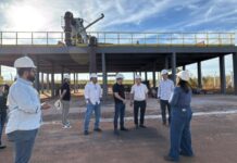 Dorner faz visita técnica à ETE Teles Pires e destaca importância da obra para Sinop