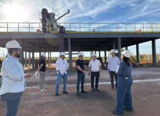 Dorner faz visita técnica à ETE Teles Pires e destaca importância da obra para Sinop