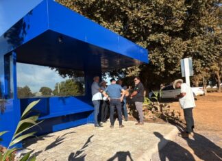 Camping Club recebe primeiro ponto do novo padrão adotado pela Prefeitura de Sinop