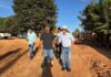 Dorner acompanha obras de pavimentação em três frentes de trabalho