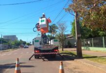 Prefeitura de Sinop intensifica manutenção da iluminação pública
