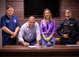 Guarda Civil Municipal de Lucas do Rio Verde reforça frota com oito novas motocicletas