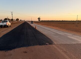 MT-140 recebe obras de microrrevestimento entre Santa Carmem e Vera