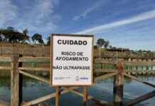Secretaria reforça proibição de banho nos lagos dos parques de Sorriso