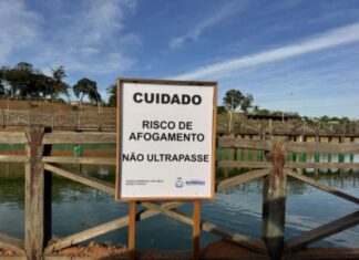 Secretaria reforça proibição de banho nos lagos dos parques de Sorriso