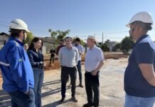 Prefeito vistoria obras do Residencial Pienza e destaca avanço do programa Nossa Casa em Sinop