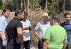 Prefeito e vereadores vistoriam o andamento das obras da Avenida André Maggi