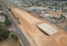 Nova Rota amplia desvio na BR-163 para avanço das obras de viaduto em Sinop