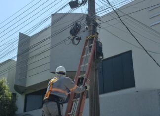 Energisa segue limpeza da rede elétrica com apoio da prefeitura de Sorriso