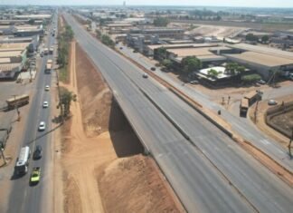 Obras de viadutos provocam novas alterações no tráfego da BR-163 em Sinop
