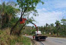 Obras na Serra de São Vicente afetam o tráfego de segunda a sexta (14 a 18/09)
