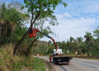 Obras na Serra de São Vicente afetam o tráfego de segunda a sexta (14 a 18/09)